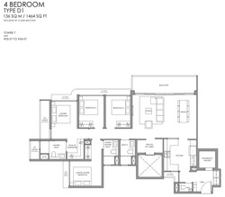 River Modern (D9), Apartment #526086051